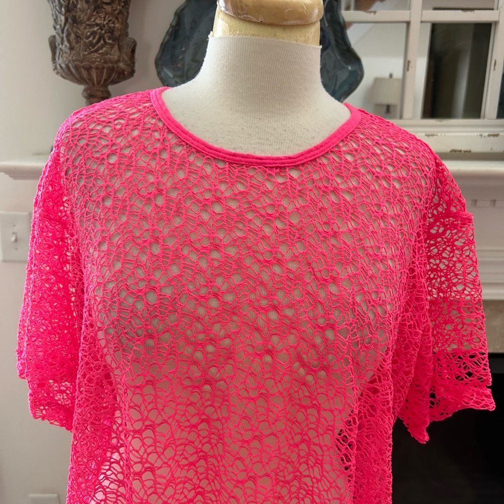 Ingear Resort Pink Lace Swim Cover-Up - Picture 2 of 7